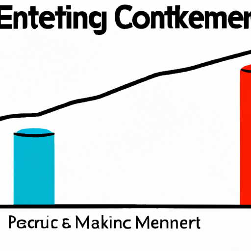 3. גרף המתאר את המתאם בין תוכן שיווקי למעורבות קהל.